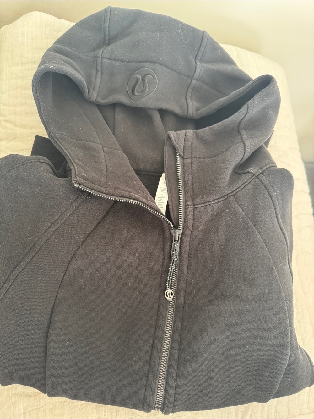 lululemon athletica Black Scuba Hoody Zip-Up